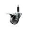 Service Caster 3'' Semi Steel Swivel 1'' Expanding Stem Caster Total Lock Brake SCC-EXTTL20S314-SSS-1 - alternate 1